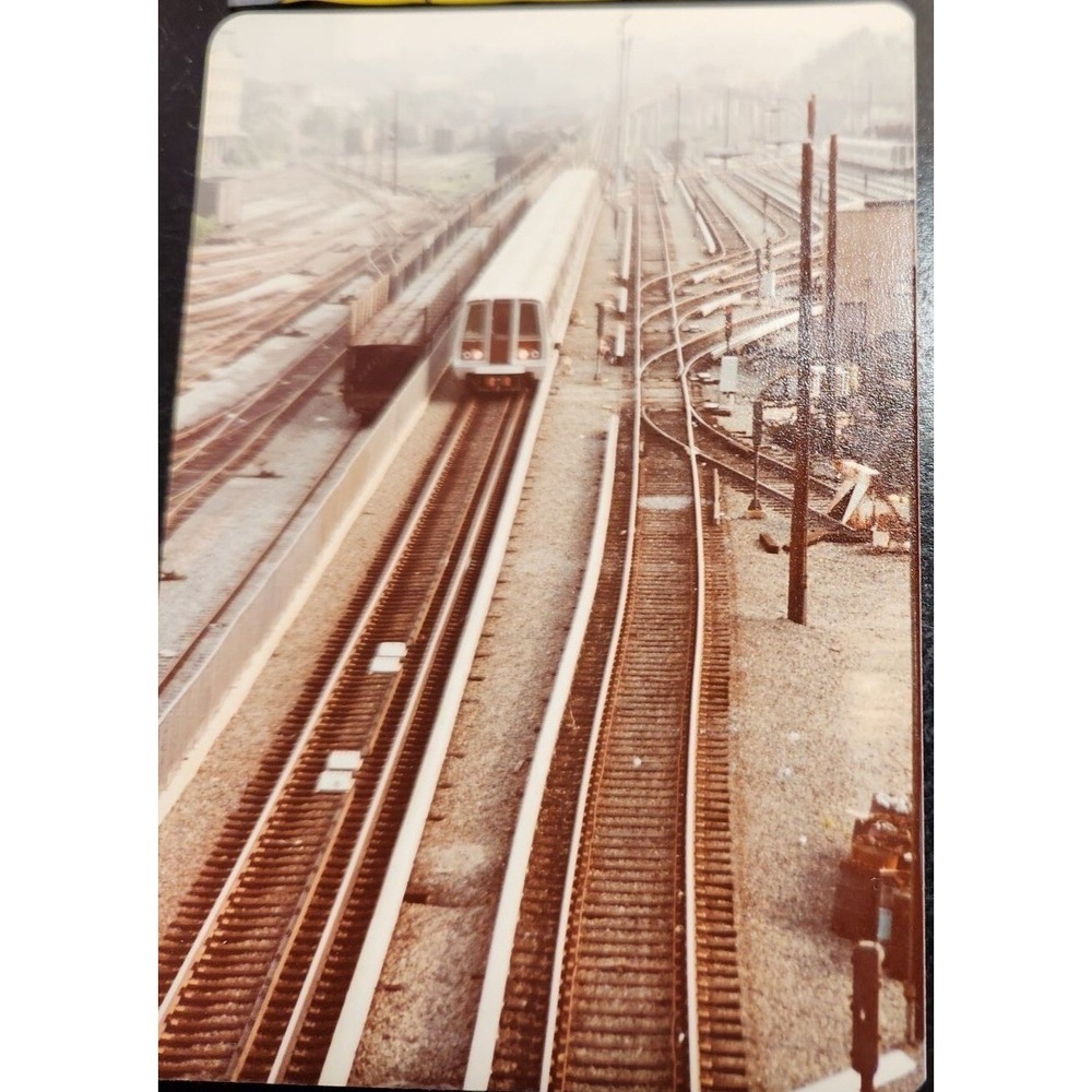 Vintage Kodak Washington Area Transit Train Photo Print 5" x 7"